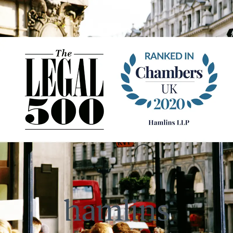 Hamlins’ media offering ranked highly in the leading legal directories