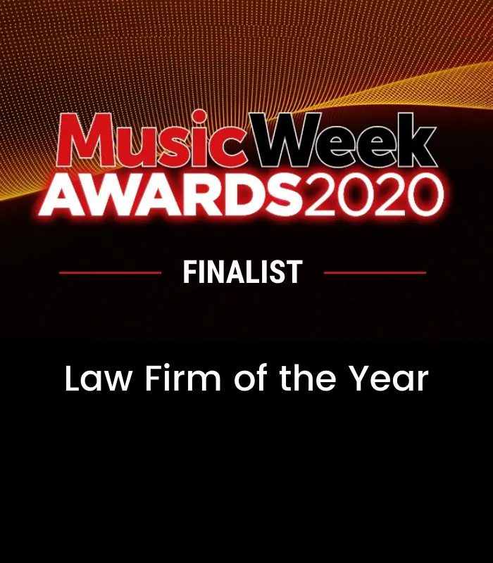 Hamlins shortlisted as ‘Law Firm of the Year’ at Music Week Awards 2020