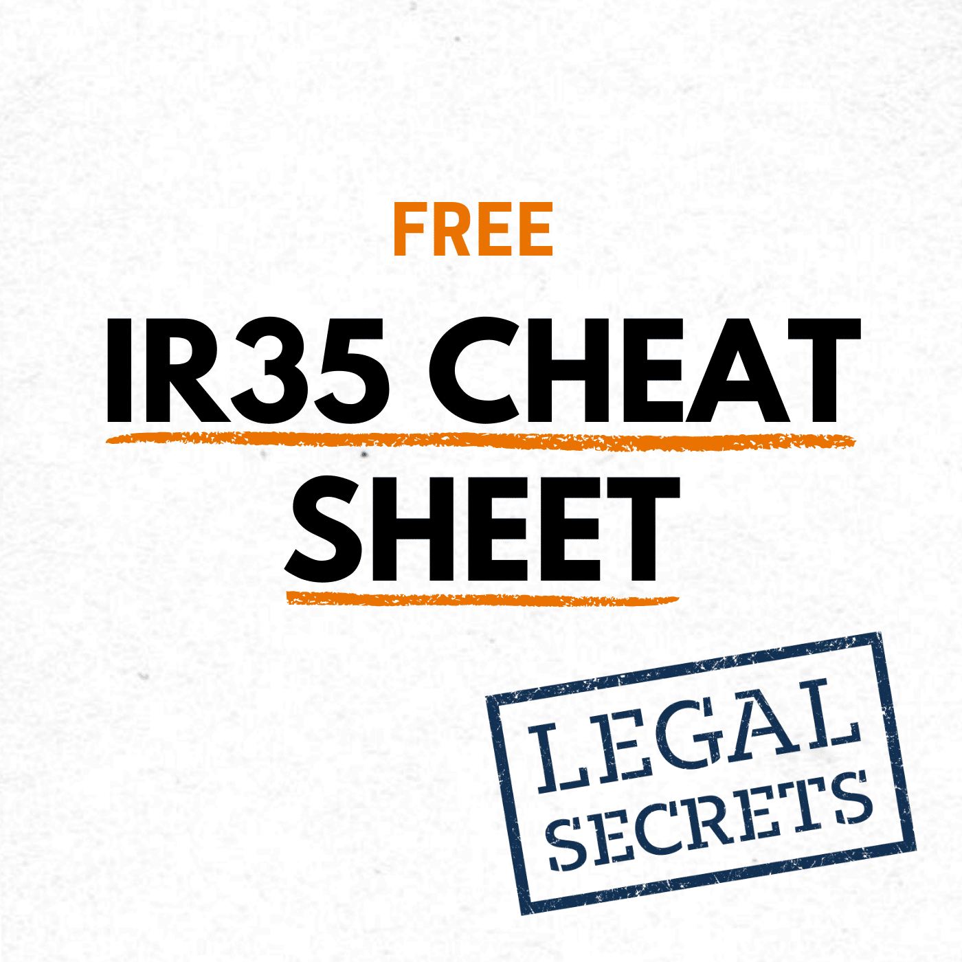 Free IR35 Cheat Sheet