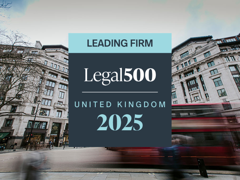 Hamlins recognised as Leading Firm in Legal 500 2025 guide to UK ...